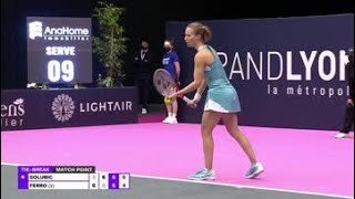 V. Golubic vs. F. Ferro| 2021 Lyon Semifinal | WTA Match Highlights