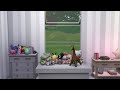 Toddler's Bedroom Stop-Motion Build | The Sims 4 | #Shorts