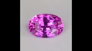 Oval Cut Vivid Pink Sapphire 2.10 Carats