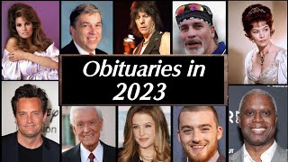 Obituaries in 2023: Remembering the Most Notable Figures We Lost in 2023