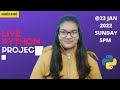 Live python project | Python Project for resume | #shorts | learn python | python programming