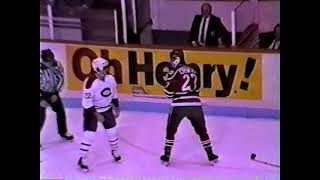 Serge Roberge vs Troy Crowder AHL Nov 18/88