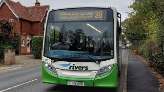 Fast Thrash - Stephensons of Essex 477 ADL Enviro200 working the 38