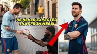 Lionel Messi Encounters a Homeless Man—What Happens Next Will Give You Chills!