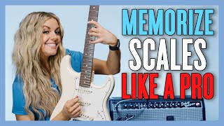The BEST WAY To Memorize Scales + Chords on Guitar (feat. @lindsayell)