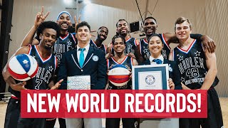 We attempted 22 WORLD RECORDS TITLES in 2 Days! | Harlem Globetrotters