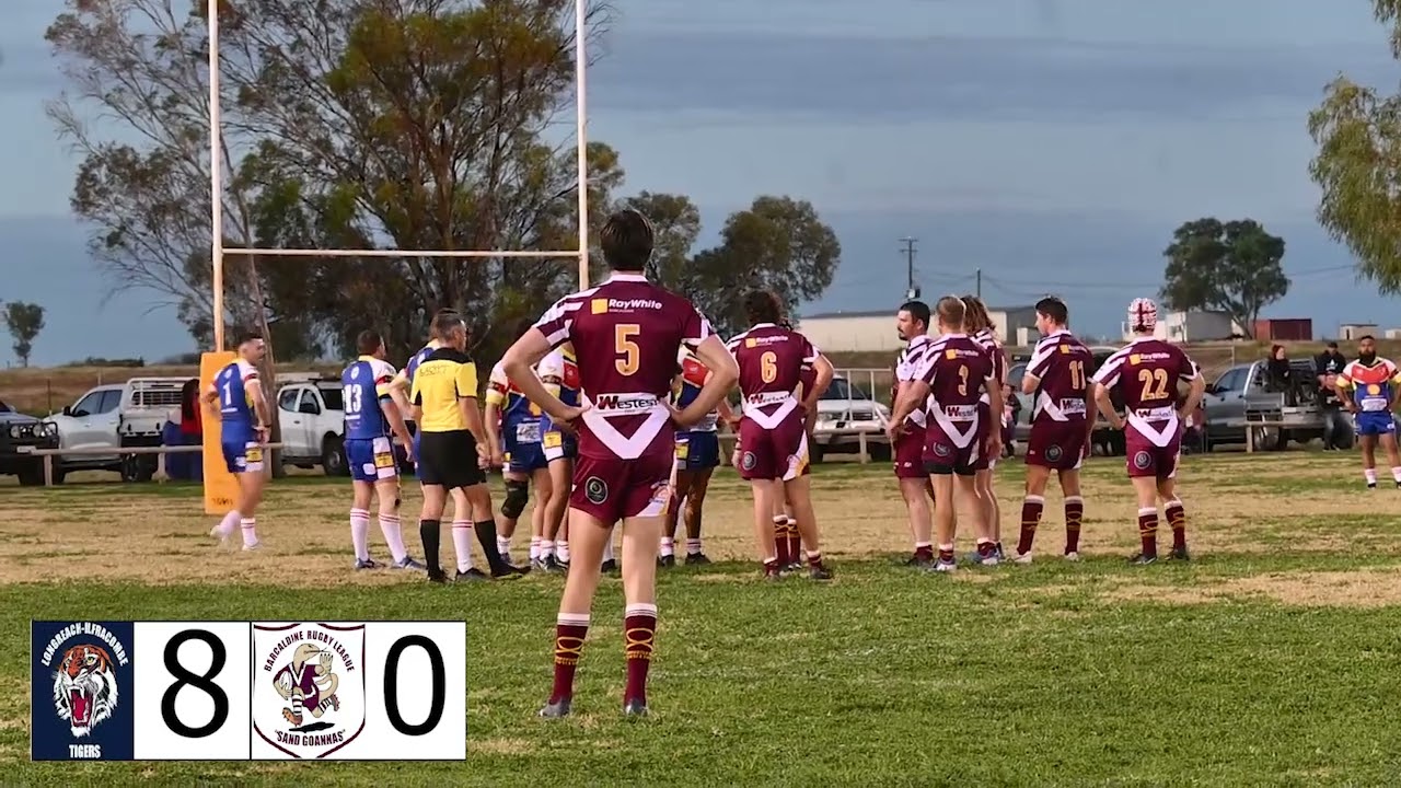 Longreach/Ilfracombe Tigers Vs Barcaldine Sand Goanna's - Preliminary ...