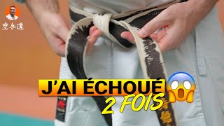 Pourquoi j'ai pas eu ma Ceinture Noire de KARATE