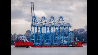 GIANT Cranes Arrive In Port of Tacoma | February 2018