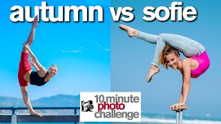 Breaking Sofie Dossi's 10 Minute Photo Challenge Record | ft. Autumn Miller