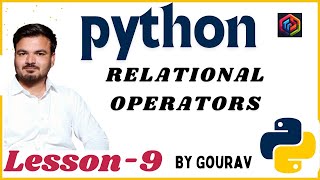 #8 Relational operators in Python🐍 || Comparison operators || Python Tutorials for Beginners