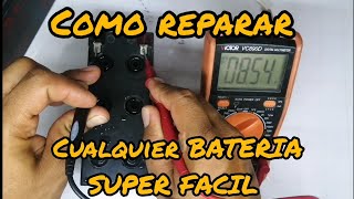 COMO REPARAR UNA BATERÍA DE PLOMO ACIDO