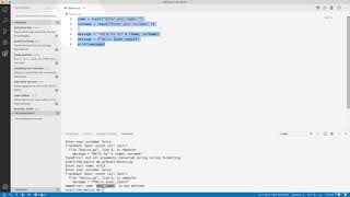 32 String Formatting with Multiple Variables | The Basics Processing User Input