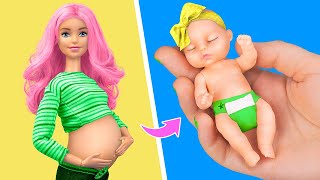12 DIY Baby Doll Hacks and Crafts / Miniature Baby, Cradle, Diapers and More!