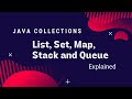 Java Collections: List, Set, Map, Stack and Queue explained