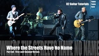 Part A8:  Where the Streets Have No Name (U2 Tutorial) - 1st and 2nd Verse