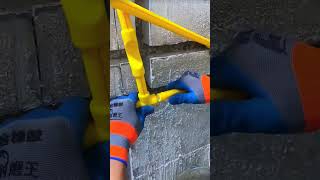 Bathroom water pipe hot-melt welding installation method😲#ppr#plumbing#plumber#