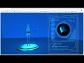 Three.js SVG-UI-HUD tutorial