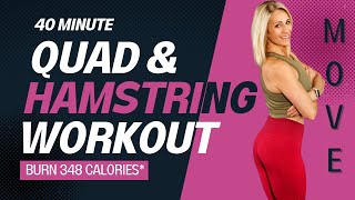 40 Minute Quad & Hamstring Workout | With Active Rest