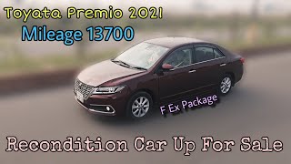 Toyata Premio 2021 F Ex Package | Recondition Car | Up For Sale