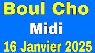 Boul Cho pou Jodia 16 Janvier 2025, Bingo 29-97 NY✅️, Maryaj:29×97✅️, Bingo 19-97 GG✅️, Bingo:66✅️.