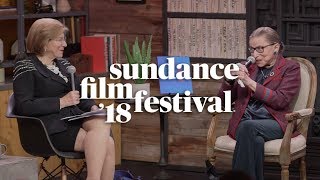 Cinema Cafe with Ruth Bader Ginsburg \u0026 Nina Totenberg | 2018 Sundance Film Festival