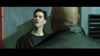 The Matrix - (1999)| Morpheus trains Neo to jump