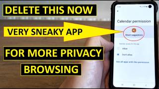 Delete this very SNEAKY SPY APP immediately, which the DEVELOPERS don't want you to know about!