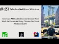 #49. Intercept API Call in Chrome Browser And Mock Its Response Using Chrome DevTools Protocol (CDP)