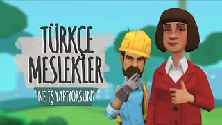 Ne iş yapıyorsun? | Türkçe Meslekler 🥼👔 | Turkish Jobs 🥼👔 | Learning Turkish A1