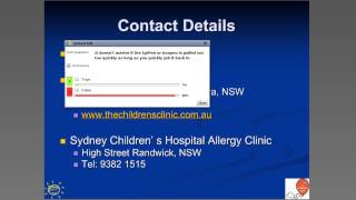Webinar - Emergency Management of Anaphylaxis 12 MAY 2014