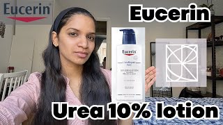 Eucerin UreaRepair PLUS lotion with 10% urea | Review - Details of Ingredients/formulation disclosed