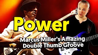 Amazing Slap Bass! - Power (Marcus Miller) Main Riff Tutorial