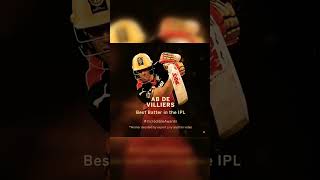 IPL | best batsman in | AB de Villiers | win the voting💥