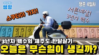 34살 백수의 제주도 한달살기! 오늘은 무슨일이 생길까? 백수는 자동차X 스쿠터 여행을 한다!_in한림