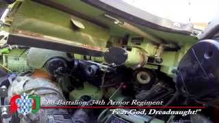 Watch drills inside an Abrams Tank ; 2nd Battalion, 34th Armor Regiment,
