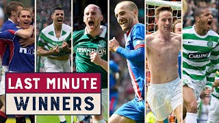 SCENES! Dramatic Late Goals in Scottish Cup Finals