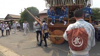 貮丁目の山車　お浜下り　潮来祇園祭禮2018　初日　00065