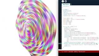 Java Art #79 SwirlColor【Processing】