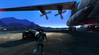 Uncharted 3 BOARDING CARGO PLANE