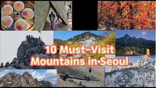 Seoul Mountains Hiking, Top 10