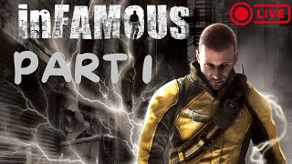 🔴Infamous🔴 | PS3 | PART 1| SHOCKING!!!!