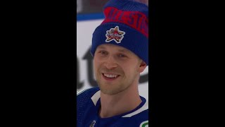 Elias Pettersson Wins The Passing Challenge At NHL All-Star Skills 🏒