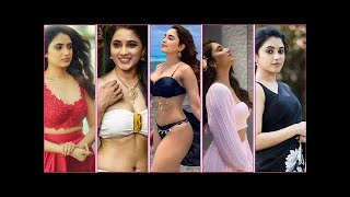 Actress Priyanka Mohan hot 🔥 bikini navel show Milky thigh leg photoshoot Compilation 💯