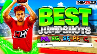 BEST JUMPSHOTS for EVERY BUILD on NBA2K23! BEST SHOOTING SECRETS, SETTINGS & TIPS for NBA2K23!