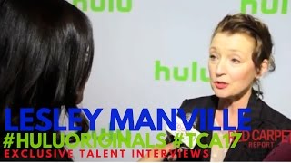 Lesley Manville interviewed at Hulu Original Series Winter TCA Talent Event #TCA17
