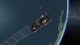 KSP folding satellite test (Starfoldnik MK1)