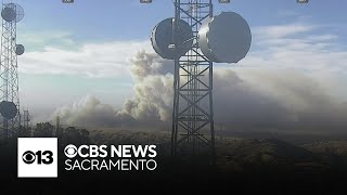 Evacuations issued as wildfire burns southwest of Tracy