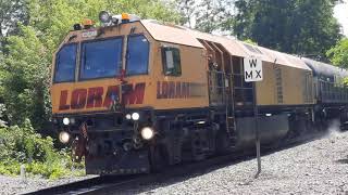 railfaning the loram rail grinder in bainbridge  ny part 5