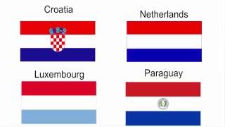 Countries with similar flags (41 country)